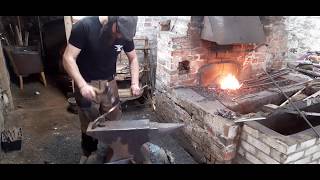 Medieval Arrows  Forging Heavy War Bodkin Arrowheads [upl. by Leiru62]