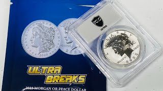 2023 Peace Dollar Reverse Proof PCGS Ultra Breaks Unboxing [upl. by Japha]