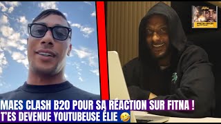 Maes Ridiculise Booba pour sa Réaction sur Lalbum Fitna de Rohff tes devenue Youtubeuse Elie [upl. by Eremehc]