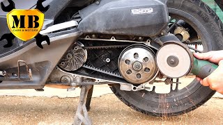 improvement Clutch scooter from the dust centrifugal pcx [upl. by Anyaled]