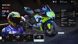 RIDE 5  Customize Rossi Yamaha R1 GYTR VR46 Race Gameplay 4K 60fps HDR [upl. by Yablon872]