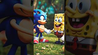 Sonic amp Amy Throw a SpongeBob Party sonic spongebob sonicthehedgehog [upl. by Giah111]