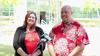 HSTA leaders hold paycheck grievance settlement news conference [upl. by Atneciv475]