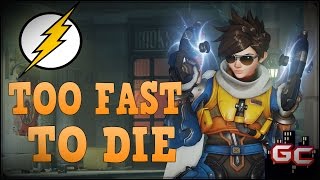 TOO FAST  Overwatch Tracer Gameplay Facecam [upl. by Allesig172]