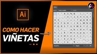 Como hacer viñetas en Illustrator [upl. by Suidaht]