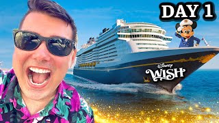 Embarking on the Disney Wish My First Unforgettable Disney Cruise Experience DAY 1 [upl. by Owen538]