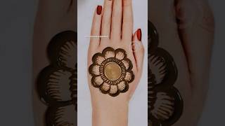 Beautiful coin 🪙 mehndi designs tricks short ytshots mehndi vairalvideo [upl. by Yvette908]