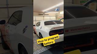 Challenger Charger How to program Battery 👉mopar dodge charger challenger easy problem fix [upl. by Htebazle268]