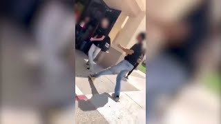 DISTURBING VIDEO Student brutally punched at Moreno Valley school  ABC7 [upl. by Kellda116]