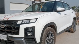 Hyundai CRETA SUB WHITE Trending video  youtube viral video about 20 kmpl milage diesel SUB SX [upl. by Neila]