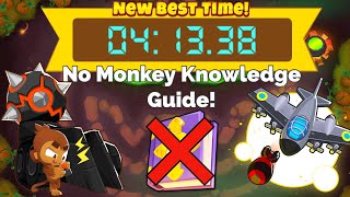 Btd6 Race “Carving Out A Run” in 41338 No Monkey Knowledge Or Hero Guide [upl. by Aztiraj129]