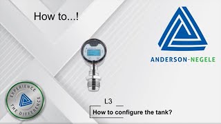 L3 How to Setting the tank configuration AndersonNegele pressure transmitter [upl. by Selyn]