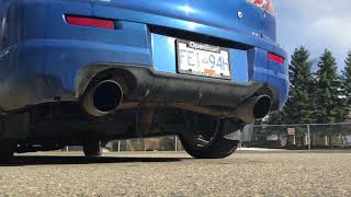 Borla Cat Back Exhaust Mitsubishi Ralliart [upl. by Hollis]