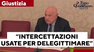 Intercettazioni Nordio quotUsate per delegittimare con la diffusione pilotata Proporremo revisionequot [upl. by Refitsirhc]