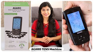 Pain Relief without Medication  AGARO TENS Unit  Product Review  Home n Much More [upl. by Fowle]