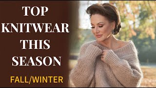 TOP Knitwear Trends for this FALLWINTER IT IS BEAUTIFUL AND COZY [upl. by Blinni]