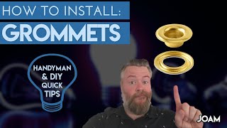 How to Install Grommets  DIY Quick Tips [upl. by Minier446]