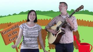 Growing in the Garden  Kids Music  Kids Video  Silly Bus  Garden [upl. by Nera]