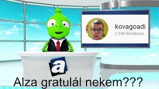 Alzahu reklám paródia  16rész  Alza gratulál nekem [upl. by Nefets]