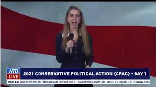 National Anthem performed at CPAC 2021 [upl. by Noelyn]