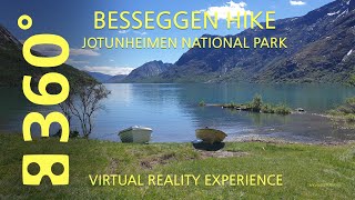 360° VR  Besseggen Hike  Norway   Virtual Reality Experience  Vilin360 [upl. by Yarrum]