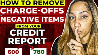 How To Remove ChargeOffs￼ amp Other Negative Items Off Your Credit Report￼ [upl. by Wardieu]