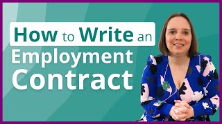 How to Write an Employment Contract in 2024 statement of particulars section 1 statement [upl. by Asirac72]