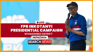 🔴LIVE PAUL KAGAME I NYAMASHEKE  FPR INKOTANYI PRESIDENTIAL CAMPAIGNNYAMASHEKE DISTRICT 29062024 [upl. by Yarled]