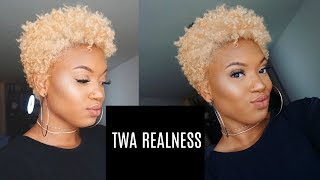 How I Refresh my Wash N Go  Short Natural Hair [upl. by Nevile]