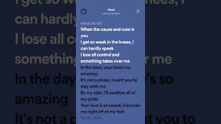 Larissa Lambert Weak Speed Up  Lyrics [upl. by Bortz]