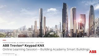 Online Learning Session about ABB Trevion® Keypad KNX [upl. by Aikit]