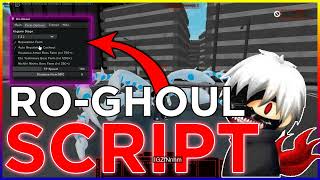 Ro Ghoul ScriptHack GUI  PCMOBILE  Anti Ban Auto Farm Auto Trainer amp More [upl. by Marlene]