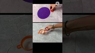 Which One is Better🤩shorts rangoli art song babycutebaby [upl. by Imij]