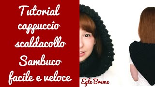 Tutorial cappuccio scaldacollo [upl. by Sivehc648]