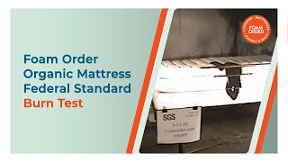 Organic Mattress  Passes federal standard burn test  naturally [upl. by Gigi]