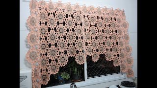 CORTINAS A CROCHET MUY FÁCIL DE HACER [upl. by Idoc]