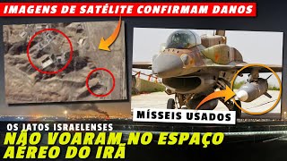 Ataque ao Irã Imagens de satélite mostram danos  Os jatos lançaram mísseis balísticos do Iraque [upl. by Treborsemaj]