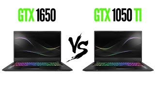 GTX 1650 Laptop vs GTX 1050 TI Laptop  GTX 1050 TI Laptop vs GTX 1650 Laptop [upl. by Thessa]