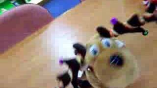 Dancing Singing Toy Moose I feel Good [upl. by Ytak]