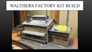 Walthers HO Scale Factory Kit Build  Review [upl. by Annayhs457]