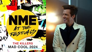 The Killers on showing the Euro semifinals at their gig and the legacy of ‘Mr Brightside’ [upl. by Adiahs]