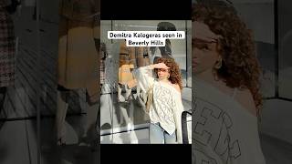 Demitra from Kalogeras sisters seen in Beverly Hills kalogerasisters beverlyhills [upl. by Tranquada]