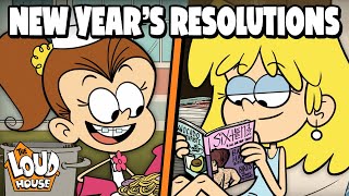 Loud Family New Years Resolutions w Lincoln Lori amp Luan  19 Minute Compilation  The Loud House [upl. by Feune421]