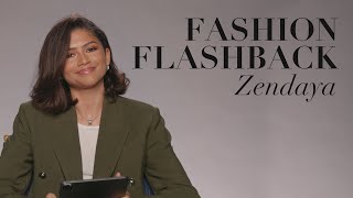 Zendaya Explains the Story Behind Her Iconic Breastplate Look  Fashion Flashback  Harpers BAZAAR [upl. by Parfitt484]