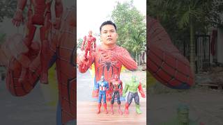 Team Colorman VS Spidey Choose Toys nonoshortvideo [upl. by Aibat976]