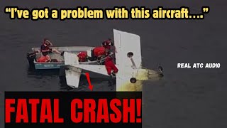 Experimental aircraft crashes shortly after takeoff…pilot dead 17 Jun 24 atc [upl. by Arotahs]