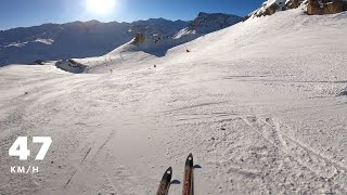 SKI  Val dIsère  Face de Bellevarde [upl. by Grishilde]