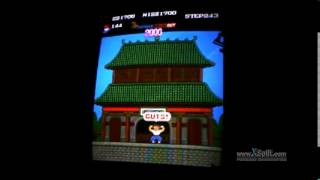 Estel Goffinet Kicker Konami 1985 arcade new World Record 6282014 [upl. by Asiek]