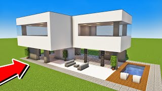 Minecraft  Construindo uma casa moderna  Manyacraft [upl. by Shannah890]