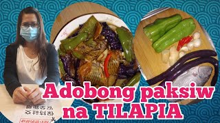 How to cook Adobong Paksiw na Tilapia super yummy easyrecipe buhayofw tonthcookingvlog [upl. by Llewxam]